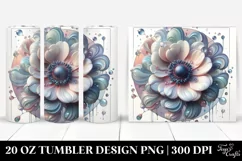 Anemone Flower Summer 20 Oz Tumbler Product Image 1