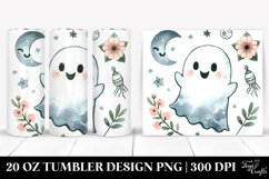 Washed Watercolor Ghost Image | 20 oz Tumbler Product Image 1