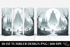 Digital Painting GHOST White | 20 oz Tumbler Product Image 1