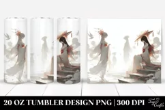 Digital Painting GHOST White | 20 oz Tumbler Product Image 1