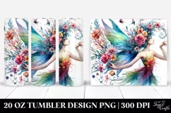 Fairy Dancing Floral Wreath Tumbler Product Image 1