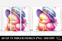 Sleeping Baby Chicken with Sailor Tumbler Product Image 1