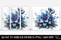 Detailed Shiny Lobelia Tumbler Product Image 1
