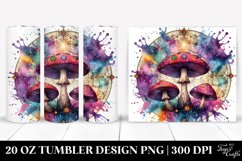 Vibrant Magical Mushroom Tarot Clipart Product Image 1