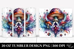 Vibrant Magical Mushroom Tarot Clipart Product Image 1
