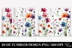 Bold Wild Flowers | 20 Oz Tumbler Product Image 1