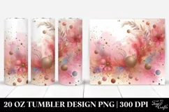 Colorful Pinkish Metallic Insertions | 20 Oz Tumbler Product Image 1