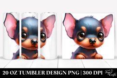 Baby Doberman Pinscher Halloween PNG Product Image 1
