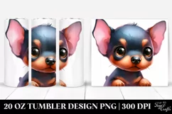 Baby Doberman Pinscher Halloween PNG Product Image 1