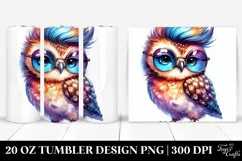 Cute Baby Owl Model | 20 oz Tumbler Product Image 1