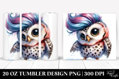 Cute Baby Owl Model | 20 oz Tumbler Product Image 1