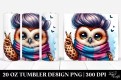 Cute Baby Owl Model | 20 oz Tumbler Product Image 1