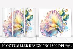 Detailed Pastel Shiny Sweet Pea | 20 oz Tumbler Product Image 1