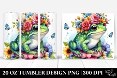 Cartoon Style Frog | 20 oz Tumbler Product Image 1
