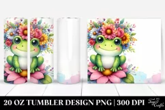 Cartoon Style Frog | 20 oz Tumbler Product Image 1