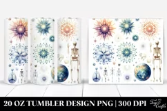 Simple Watercolor Skeleton | 20 oz Tumbler Product Image 1