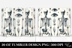 Simple Watercolor Skeleton | 20 oz Tumbler Product Image 1