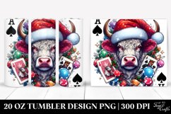 Christmas PNG 20 Oz Tumbler Design Product Image 1