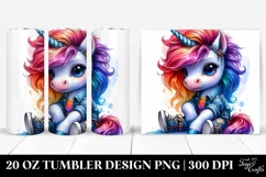 Cute Baby Unicorn | 20 oz Tumbler Product Image 1