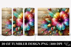 Petunia on Wooden Background | 20 Oz Tumbler Product Image 1