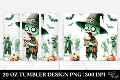 Simple Funny Halloween Clipart, 20 Oz Tumbler Product Image 1