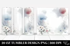 Simple Washed Watercolor | 20 oz Tumbler Product Image 1