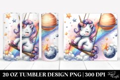 Colorful Unicorn Swing | 20 Oz Tumbler Product Image 1