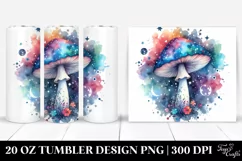 Colorful Magical Mushroom | 20 Oz Tumbler Product Image 1
