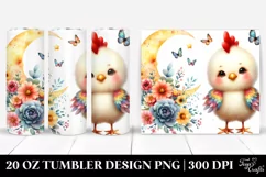 Cute Baby Chicken Moon | 20 Oz Tumbler Product Image 1