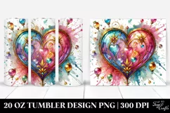 Valentines 20 Oz Tumbler Png Product Image 1