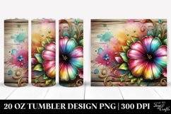 Colorful Petunia | 20 Oz Tumbler Product Image 1