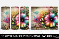 Colorful Petunia | 20 Oz Tumbler Product Image 1