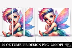 Vibrant Baby Fairy Expressive Face | 20 oz Tumbler Product Image 1