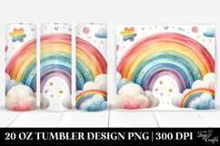 Colorful Pastel Rainbow | 20 Oz Tumbler Product Image 1