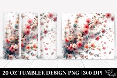 Tumbling with Spring Petals in the Wind | 20 Oz Tumbler Product Image 1