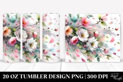 Tumbling with Spring Petals in the Wind | 20 Oz Tumbler Product Image 1