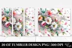 Tumbling with Spring Petals in the Wind | 20 Oz Tumbler Product Image 1