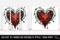 Valentines 20 Oz Tumbler Png Product Image 1