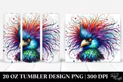 Vibrant Megapode with Crazy Hair PNG Product Image 1