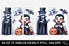 Simple Funny Halloween Vampire 20 Oz Tumbler Product Image 1