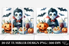 Simple Funny Halloween Vampire 20 Oz Tumbler Product Image 1