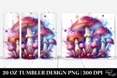 Glossy Magical Mushroom | 20 oz Tumbler Product Image 1