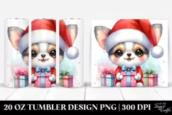 Expressive Baby in Santa Hat, PNG Product Image 1