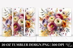 Colorful Abstract Bouquet | 20 Oz Tumbler Product Image 1