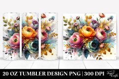 Colorful Abstract Bouquet | 20 Oz Tumbler Product Image 1