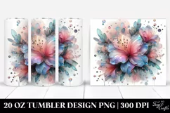 Pastel Glossy Azalea Splash | 20 oz Tumbler Product Image 1