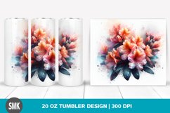 Abstract Rhododendron 20 oz Tumbler Product Image 1