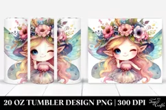Colorful Cute Fairy | 20 Oz Tumbler Product Image 1
