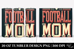 Vintage Football Mom | 20 oz Tumbler Product Image 1