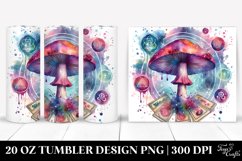Vibrant Magical Mushroom Tarot Clipart Product Image 1